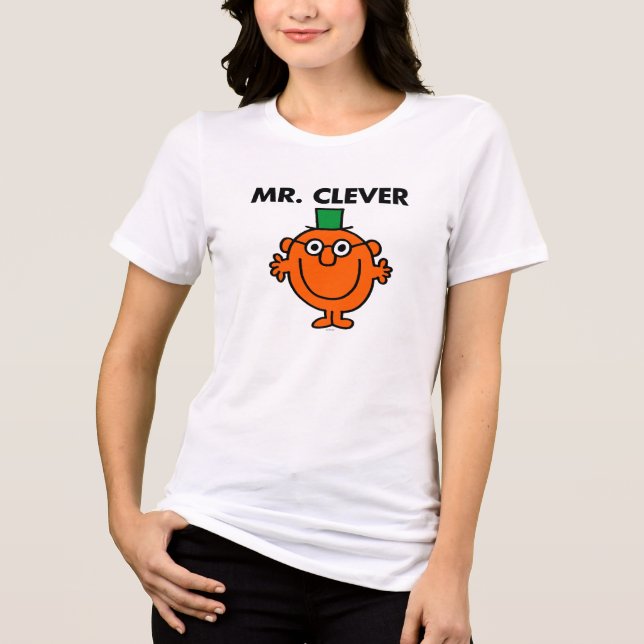 Classic Mr. Clever Logo Tri-Blend Shirt (Front)
