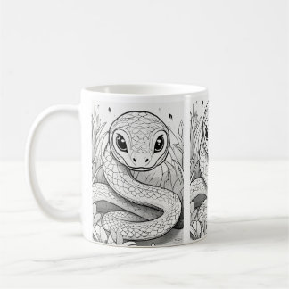 Classic Mug, 11 oz , Dragon Mug, Coffee Cup, Snake Mug