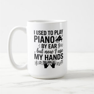 Classic Mug 15 oz Ear Piano Dad Joke
