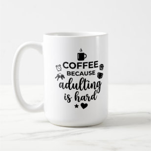 Classic Mug 15 oz Funny Mum Life Coffee Quote