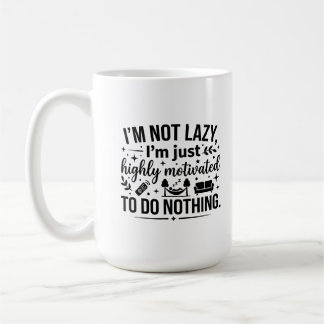Classic Mug 15 oz Lazy Motivation Insulator