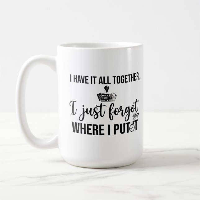 Classic Mug 15 oz Quote About Friends (Left)