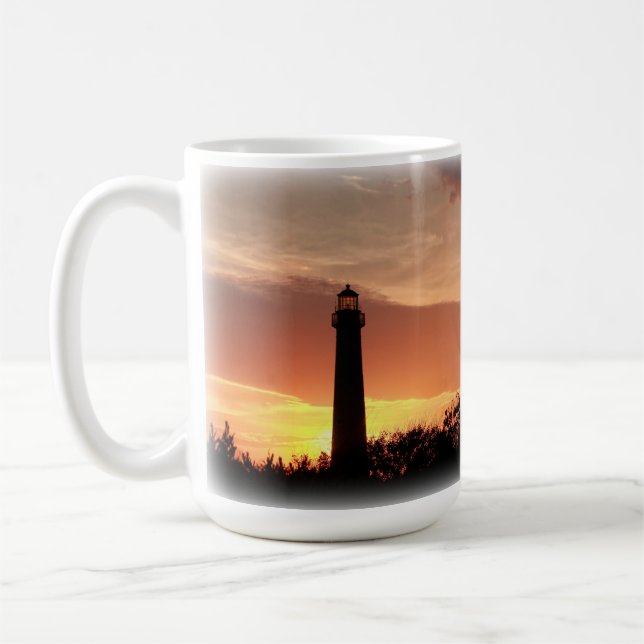 Classic Mug, 15oz. Cape May Lighthouse, N.J Coffee Mug (Left)