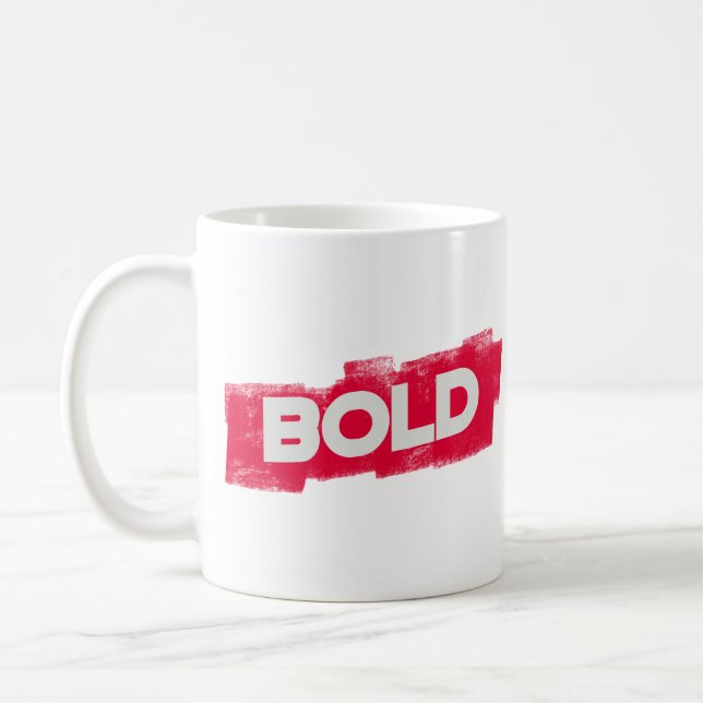 Classic Mug BOLD Typography  (Left)