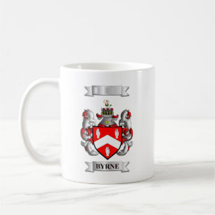 Classic Mug Byrne Surname And Shield