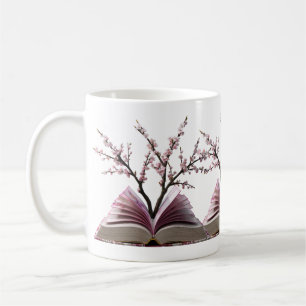 Classic Mug – Cherry Blossom Book Art Design