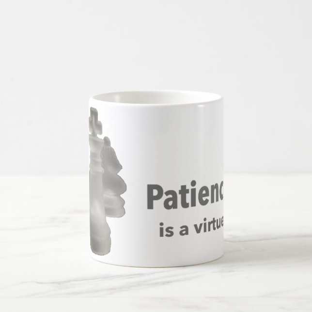 Classic Mug Expression "Patience is a Virtue" (Center)