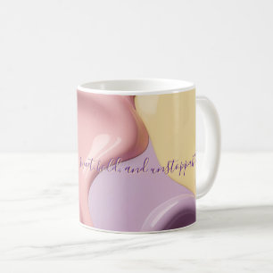 Classic mug in stylish abstract graphic