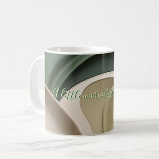 Classic mug in stylish abstract graphic