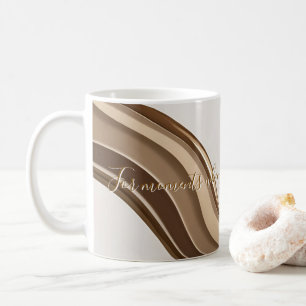 Classic mug in stylish abstract graphic