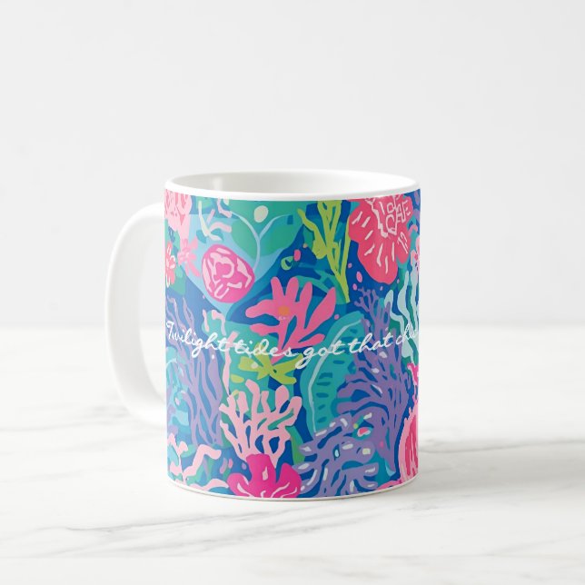 Classic mug in stylish graphic (Front Left)