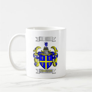 Classic Mug Johnson Family Surname And Shield