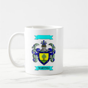 Classic Mug Martinez Surname And Shield