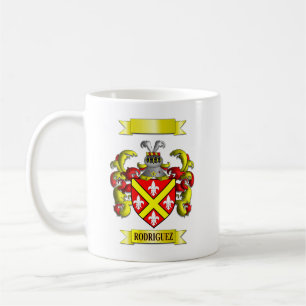 Classic Mug Rodriguez Family Surname And Shield