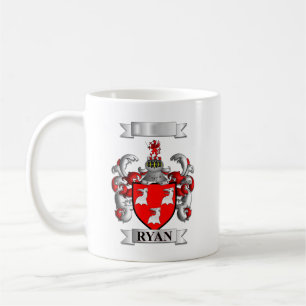 Classic Mug Ryan Surname And Shield