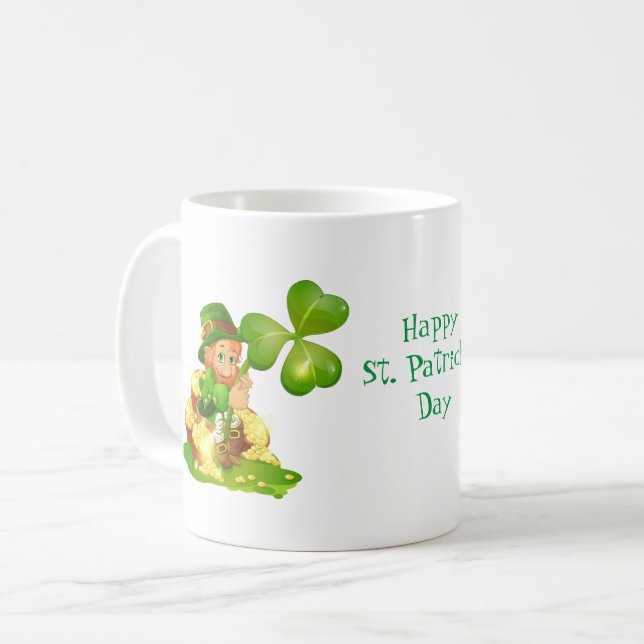 Classic Mug-St. Patrick's Day Coffee Mug (Front Left)