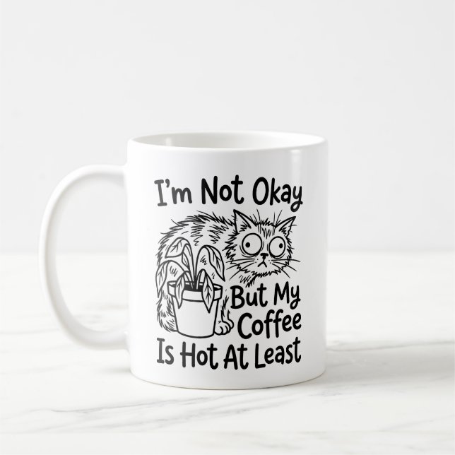Classic Mug: Tomcat Coffee Lover's Quote Coffee Mug (Left)