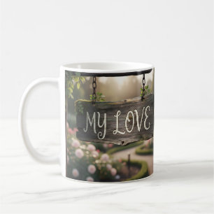 Classic Mug with “My Love” Sign – Romantic Gift