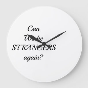 Classic Mug with novel quotes  Large Clock