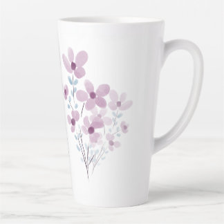 Classic Mug with purple flowers