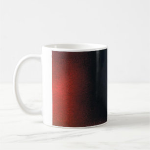 Classic Mug with Red to Black Design