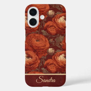 Classic Mum Gifts Ranunculus Name iPhone 16 Case