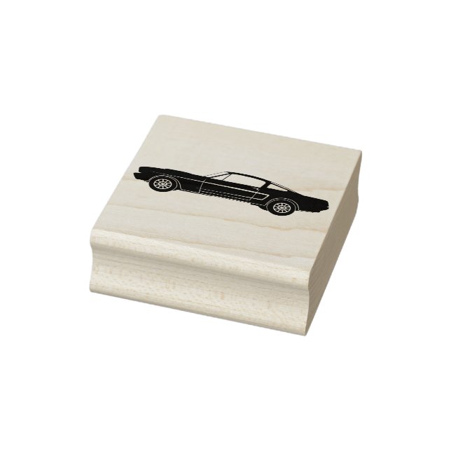 Classic Muscle Car Rubber Stamp (Stamp)