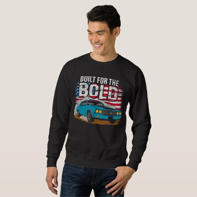 Classic muscle car  sweatshirt (Front Full)
