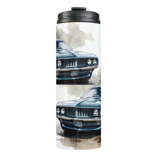 Classic Muscle Car Thermal Tumbler (Front)