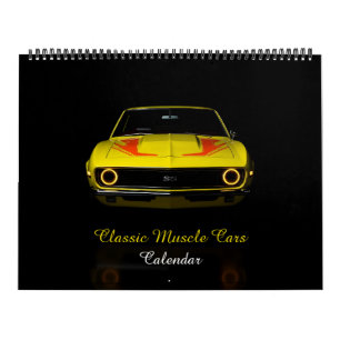 Classic Muscle Cars Calendar