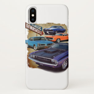 Classic Muscle Cars iPhone X Case