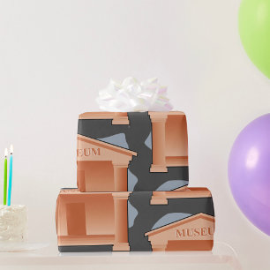 Classic Museum Architecture Wrapping Paper