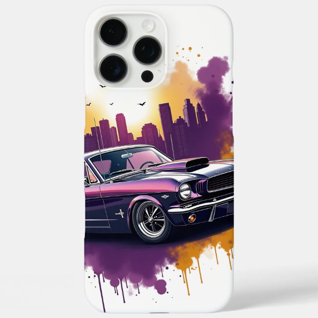 Classic Mustang Muscle Car  Case-Mate iPhone Case (Back)