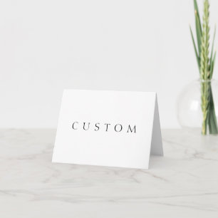 Classic Name (or word) Card