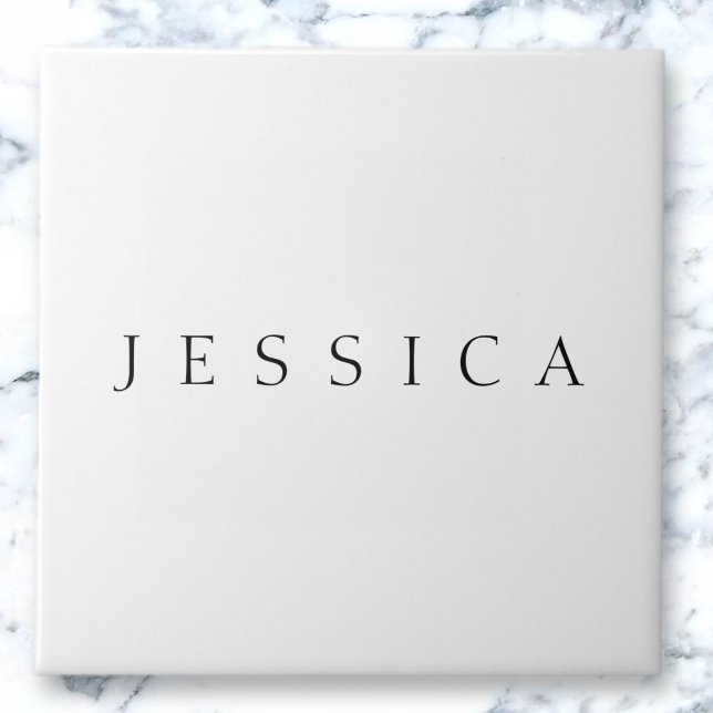 Classic Name (or word) Ceramic Tile (Creator Uploaded)