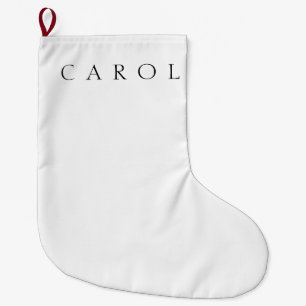 Classic Name (or word) Large Christmas Stocking