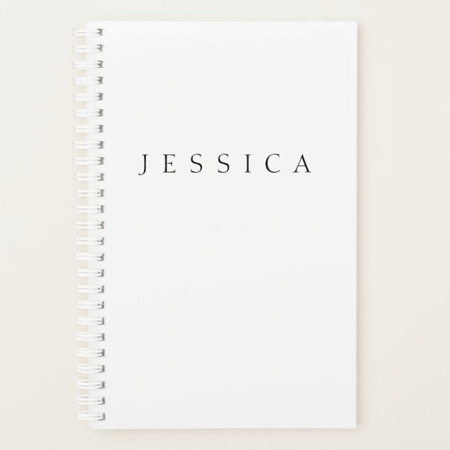 Classic Name (or word) Planner (Front)