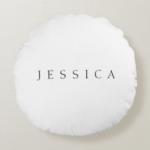 Classic Name (or word) Round Cushion