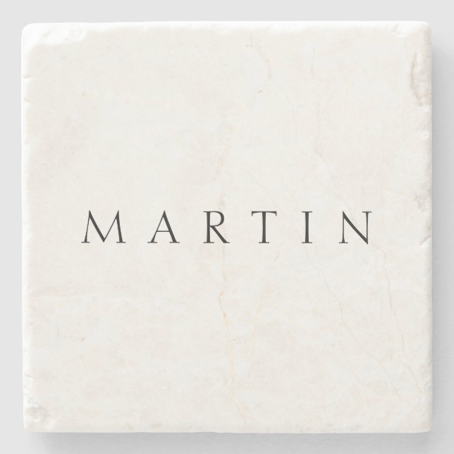 Classic Name (or word) Stone Coaster (Front)