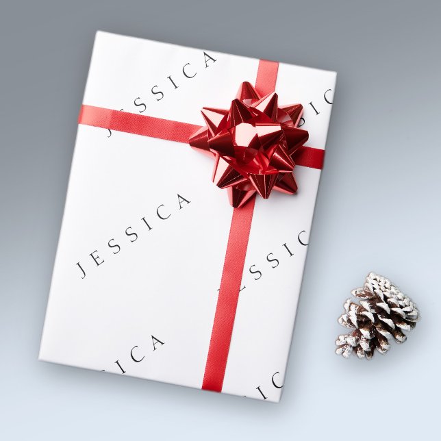 Classic Name (or word) Wrapping Paper (Creator Uploaded)