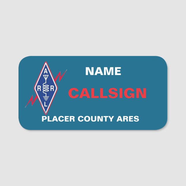 Classic Name Tag (Front)