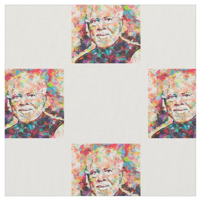 Classic Narendra Modi 2021 Fabric (Close Up)