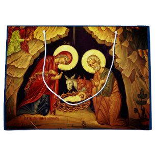 CLASSIC NATIVITY SCENE GIFT BAG FOR CHRISTMAS