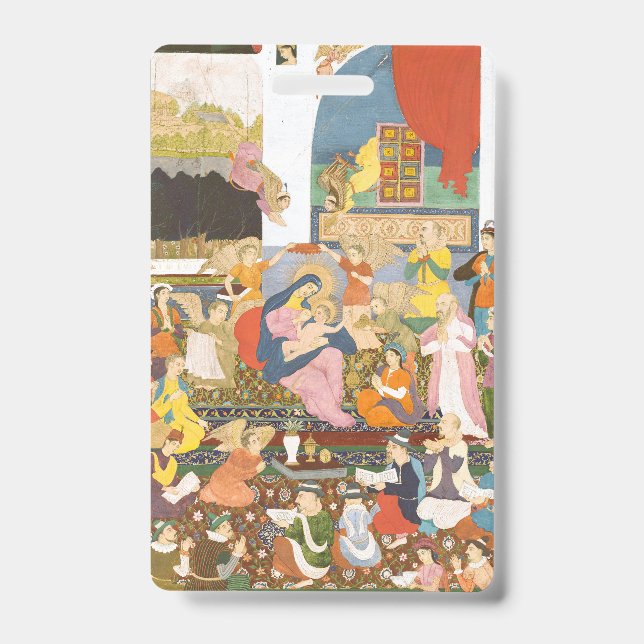 Classic Nativity Scene – Sacred Heritage Fine Art ID Badge (Front)