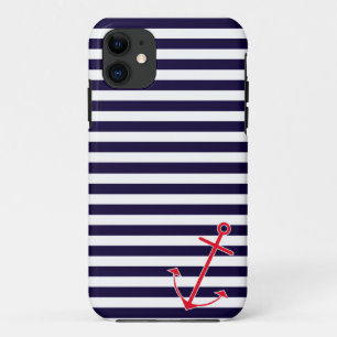 Classic Nautical Anchor iPhone 11 Case