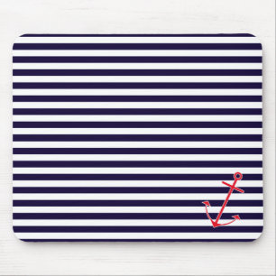Classic Nautical Anchor Mouse Pad