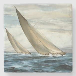Classic Nautical Painting  Stone Coaster