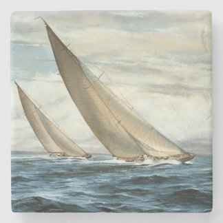 Classic Nautical Painting  Stone Coaster