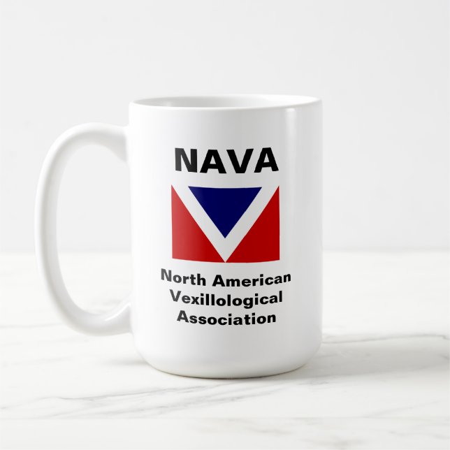 Classic NAVA Flag Mug 12oz (Left)