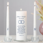 Classic Navy Bible Verse Monogram